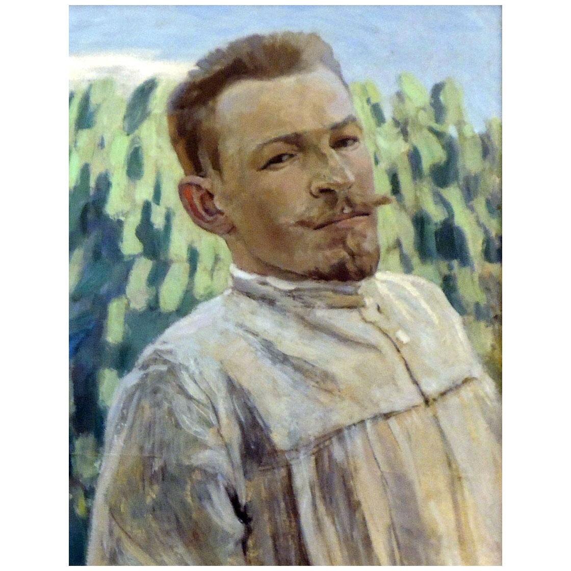 Виктор Борисов-Мусатов. Деталь картины Автопортрет с сестрой. 1898