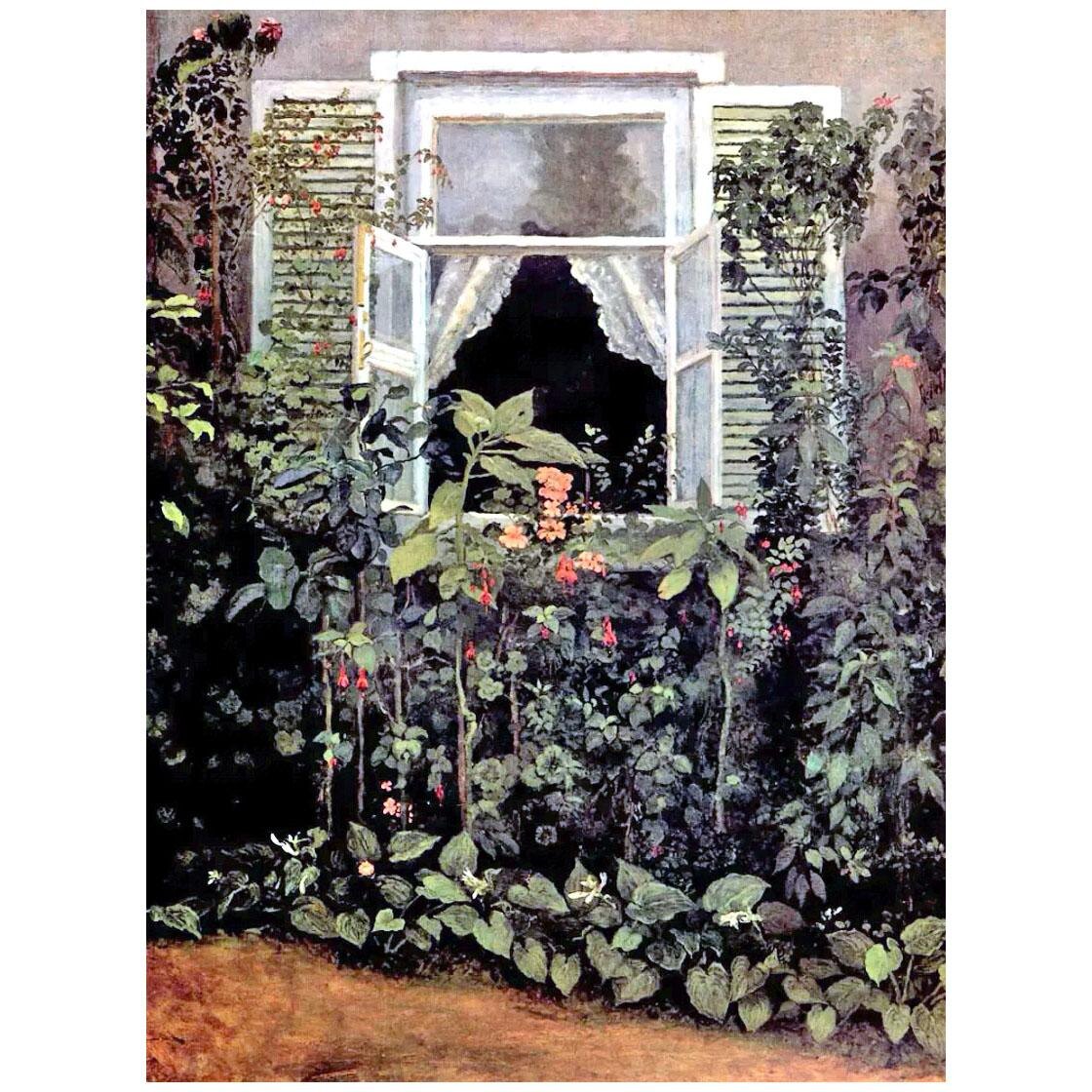 Виктор Борисов-Мусатов. Окно. 1886. Третьяковская галерея