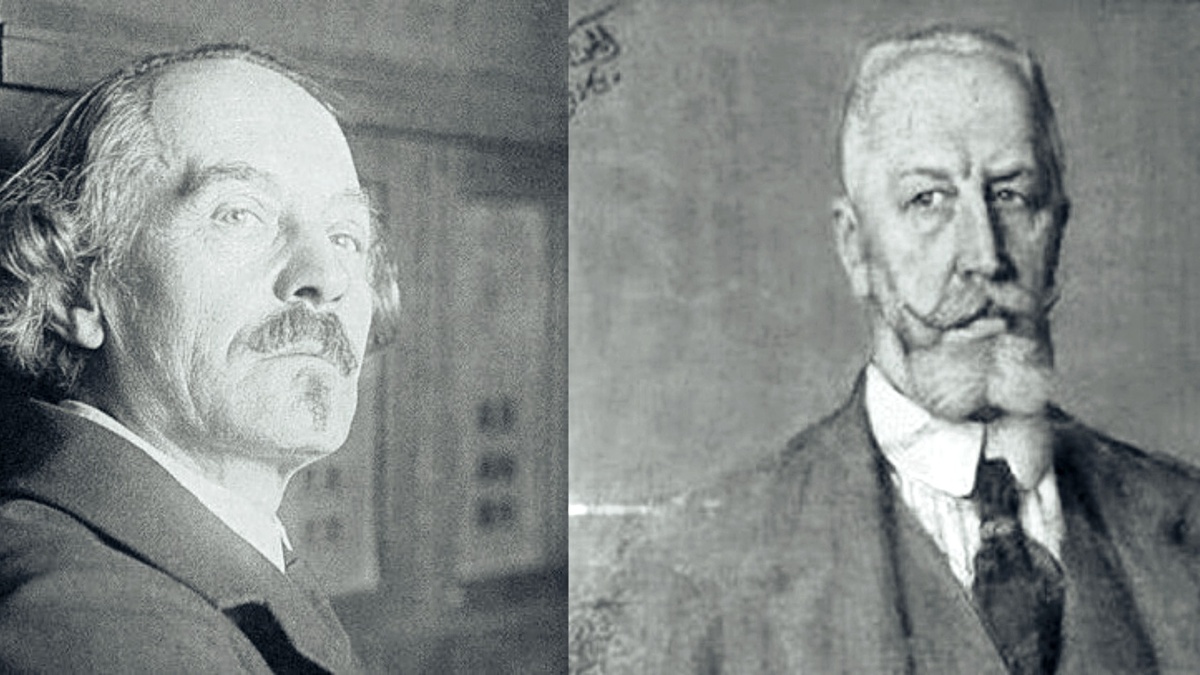 фото коллаж  с лева на право архитектор - Сергей Малютин, инженер -Петр  Перцов