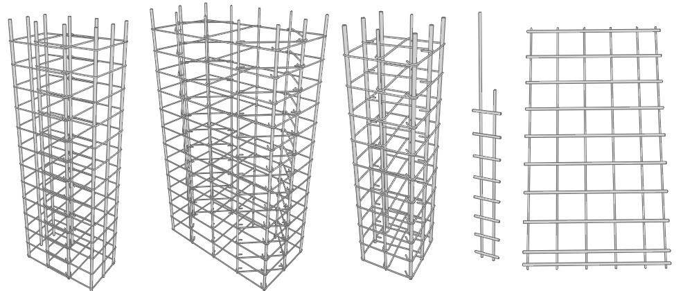 Арматурные изделия на основе шаблонов стилей