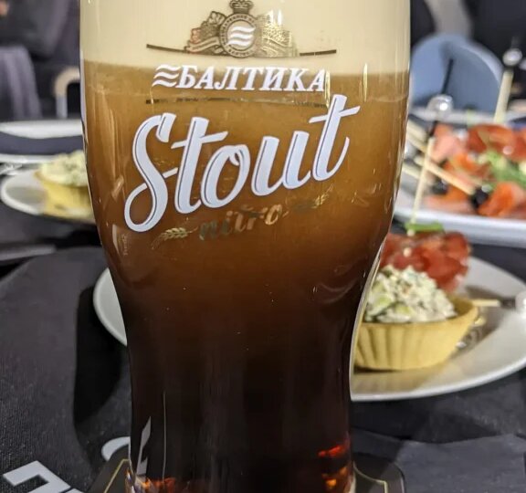 Балтика выпустила азотный стаут Baltika Stout. Не хуже, чем Guinness