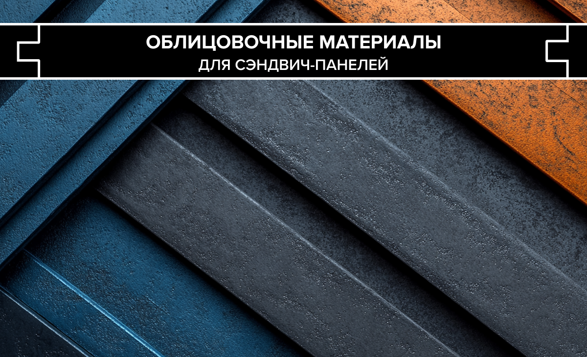 Облицовочные материалы для сэндвич-панелей