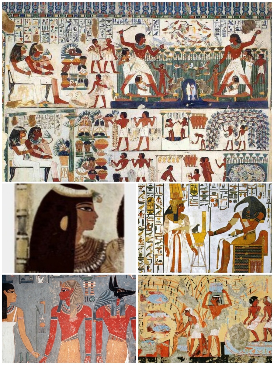 фрески древнего египта древнего царства