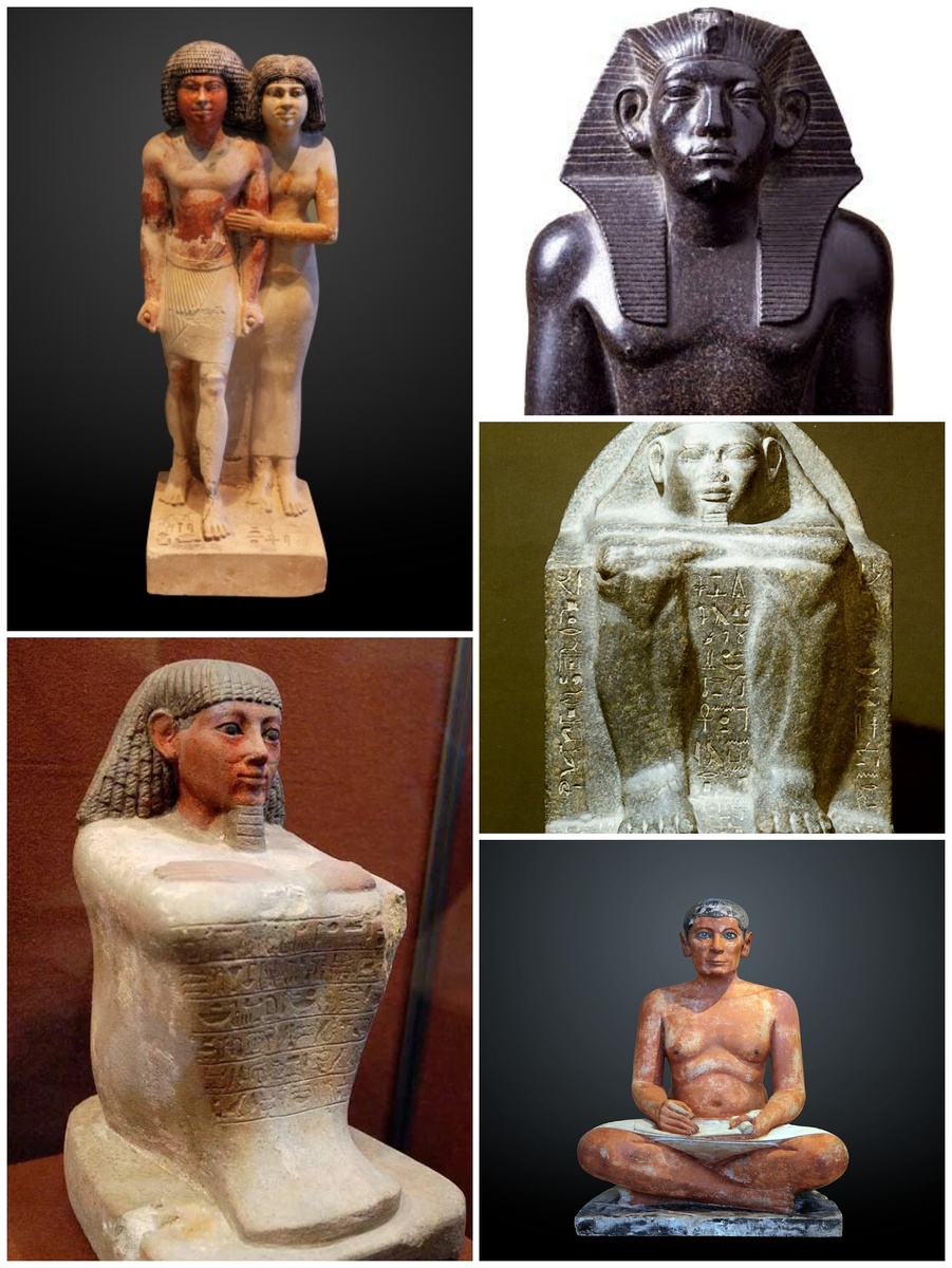 скульптура Древнего Египта Среднего царства