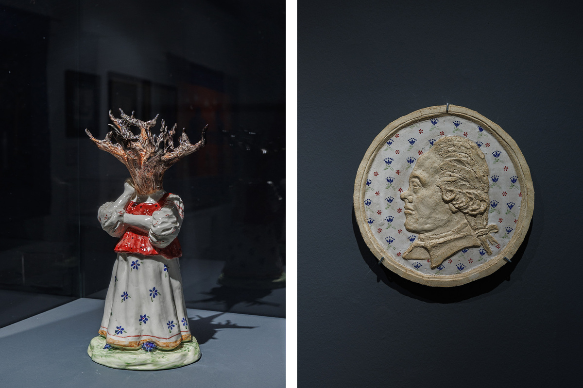    Экспозиция выставки «Утопия и Ухрония»