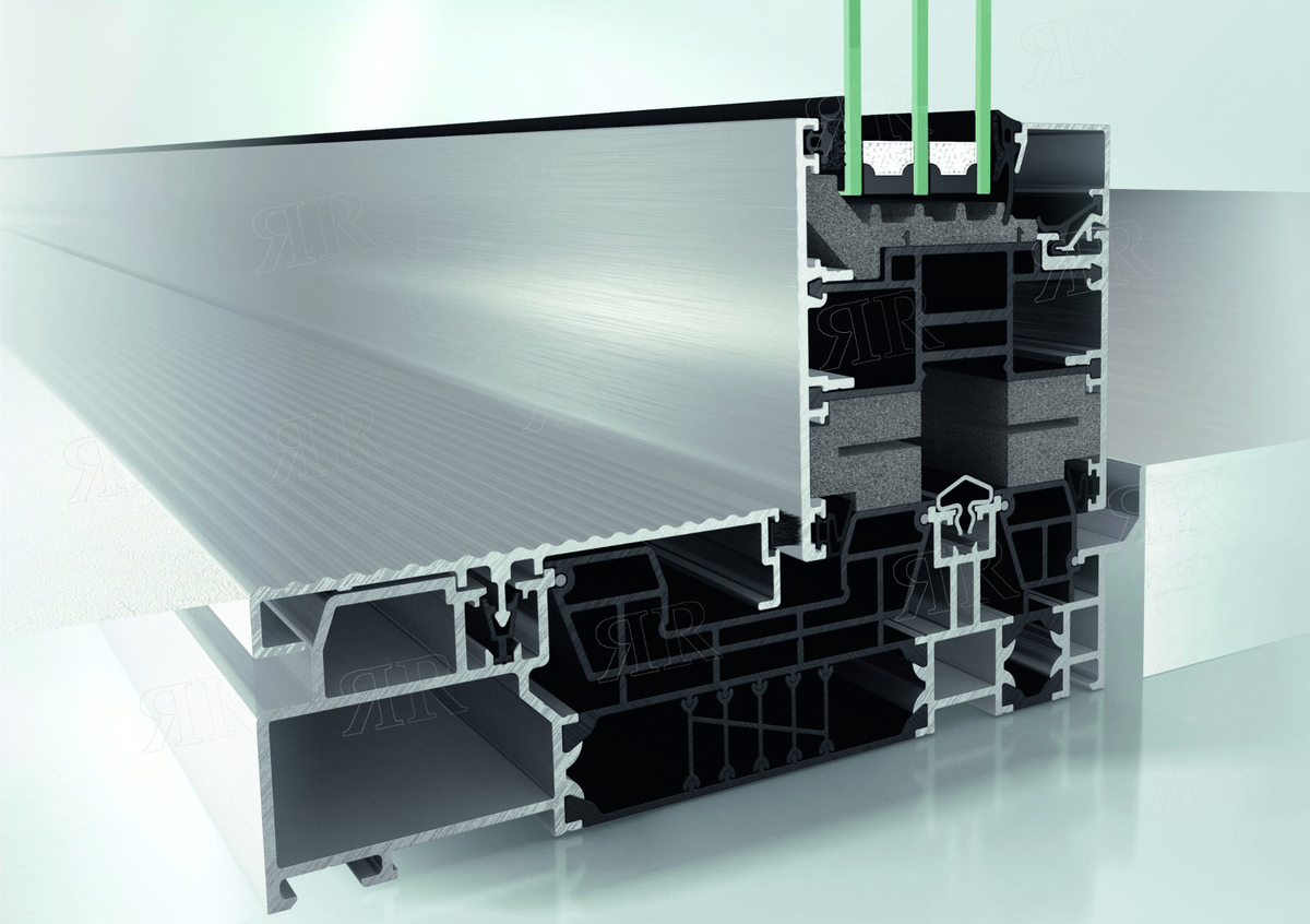 панорамная алюминиевая раздвижная система Schuco ASE 80.HI
