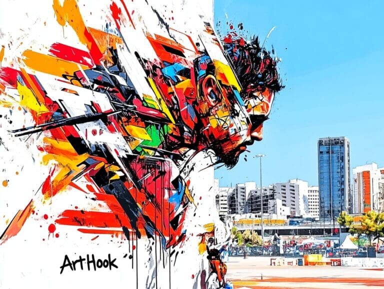    Акриловые краски в граффити: как создать яркое уличное искусство и выразить себя через творчество Art-Hook.Ru