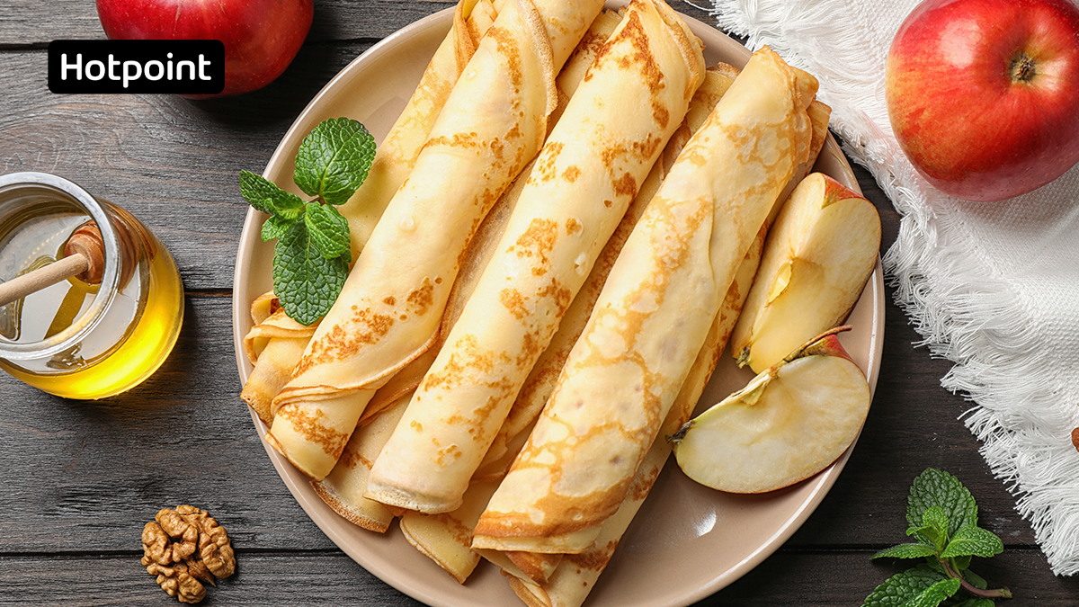 Приготовить тоненькие блинчики на кефире легко с варочной панелью Hotpoint HB 2560S BF