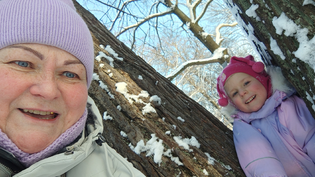 Я и Кира Михайловна.