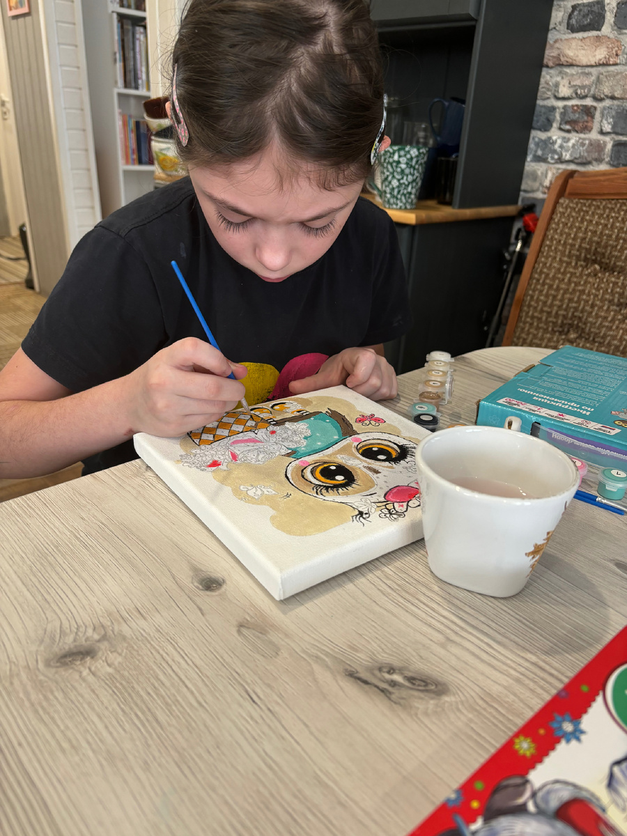 Оля после тестирования 