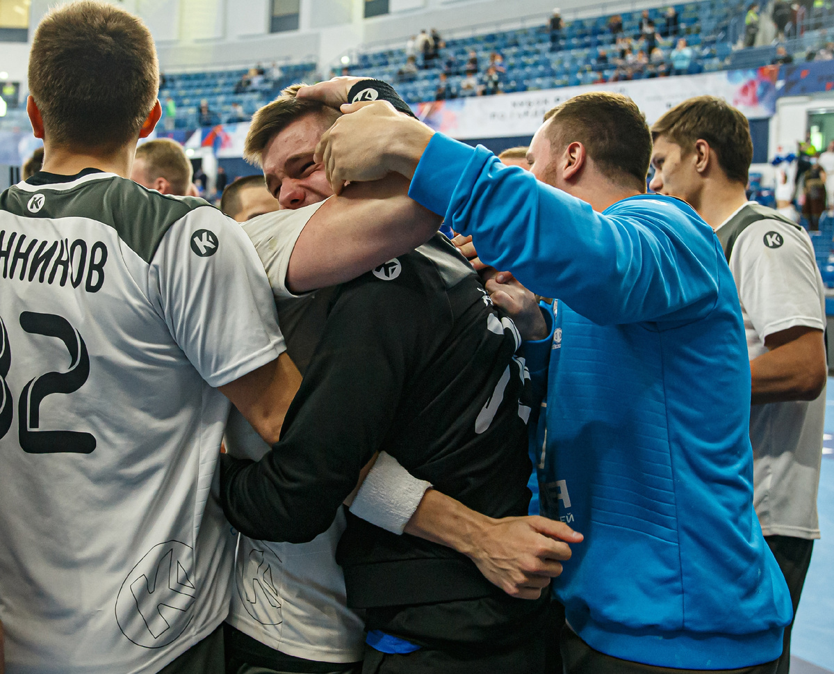 СКИФ празднует выход в финал Кубка России 2020/2021. Фото: ГК «Нева»