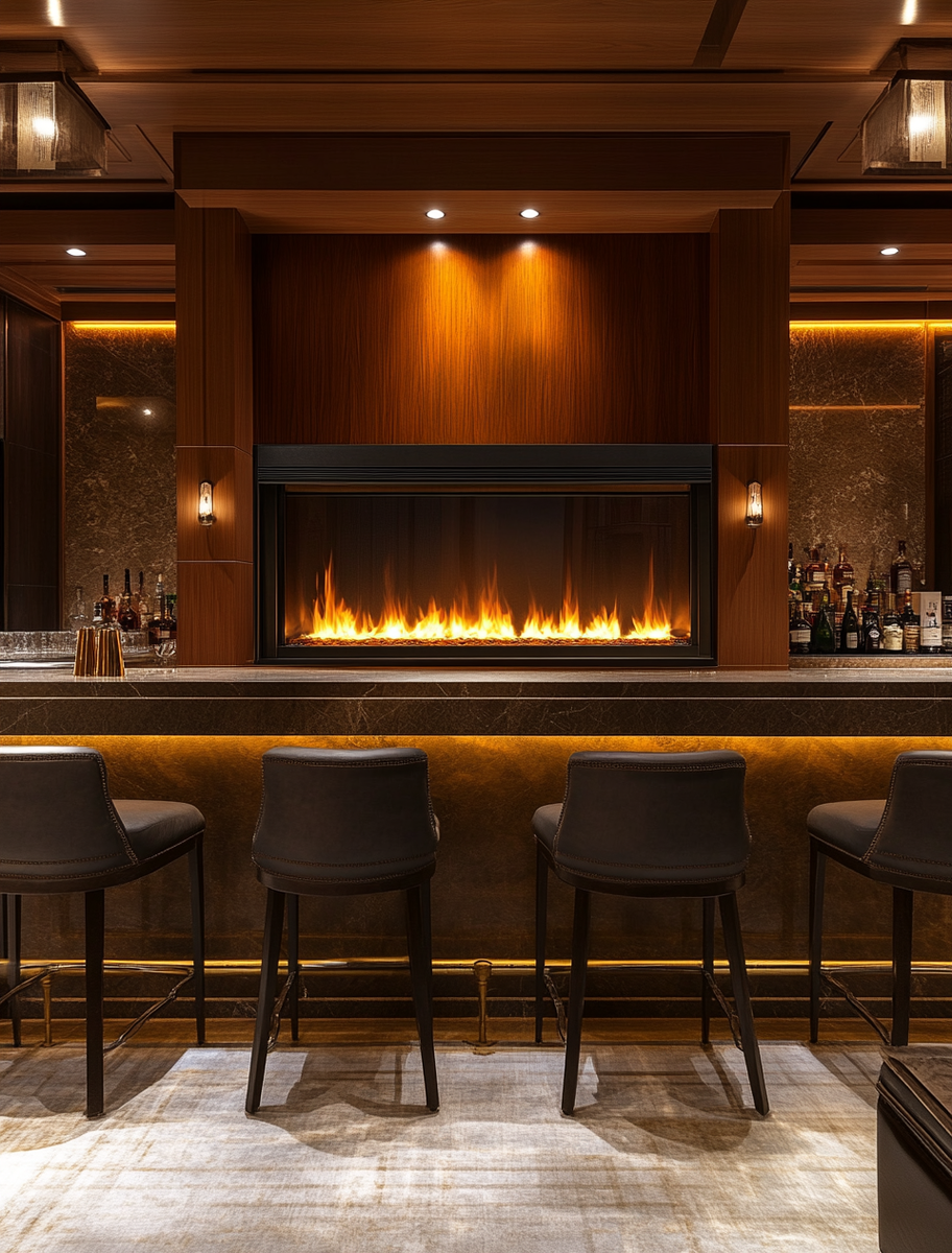    Создайте уникальную атмосферу уюта и стиля в вашем баре с помощью электрического камина: практическое руководство для владельцев ресторанов Kamin