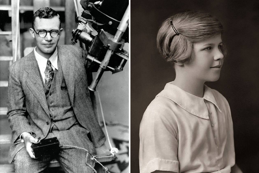    Клайд Томбо, Венеция Берни   
Фото: AP / TASS / J. Weston & Son Photographers