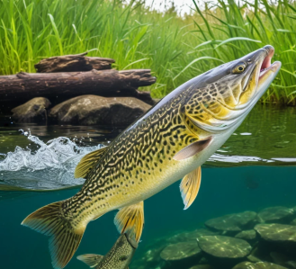 Щука - самый распространённый хищник на водоёмах России