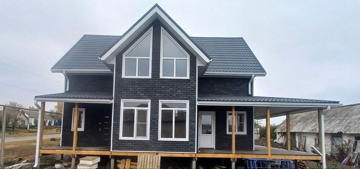 Новый дом, работы еще предстоит много