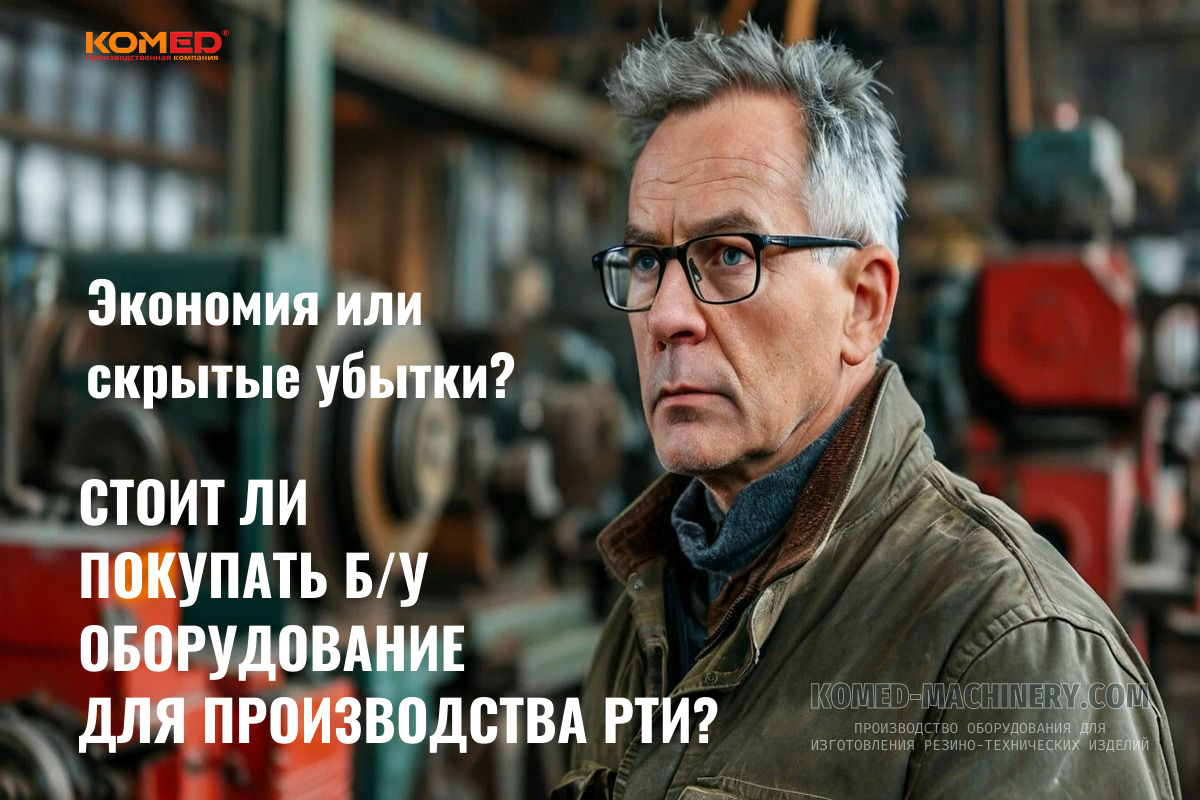Что выгодно? Купить б/у оборудование для производства РТИ или приобрести новое?                                                                                                                             