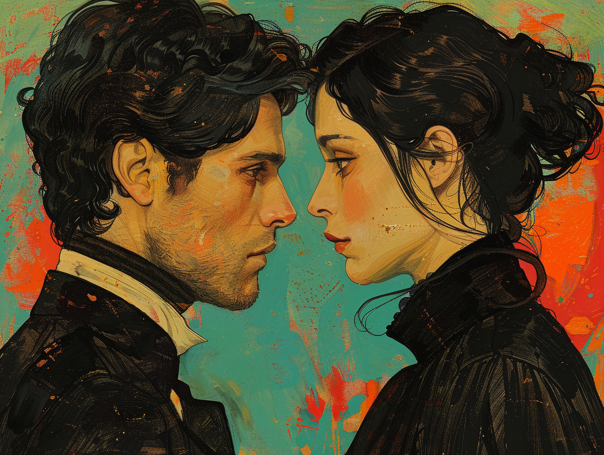 Вольное изображение юного Герцена с девушкой / © WOH