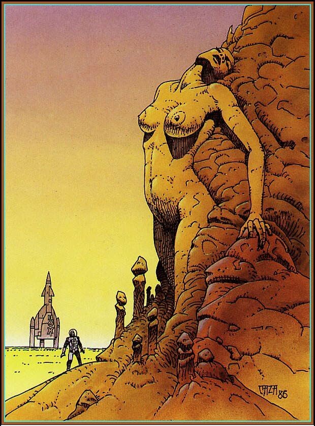 КАРТИНА ХУДОЖНИКА - ИЛЛЮСТРАТОРА ФИЛИППА КАЗА / Philippe CAZA ' / 