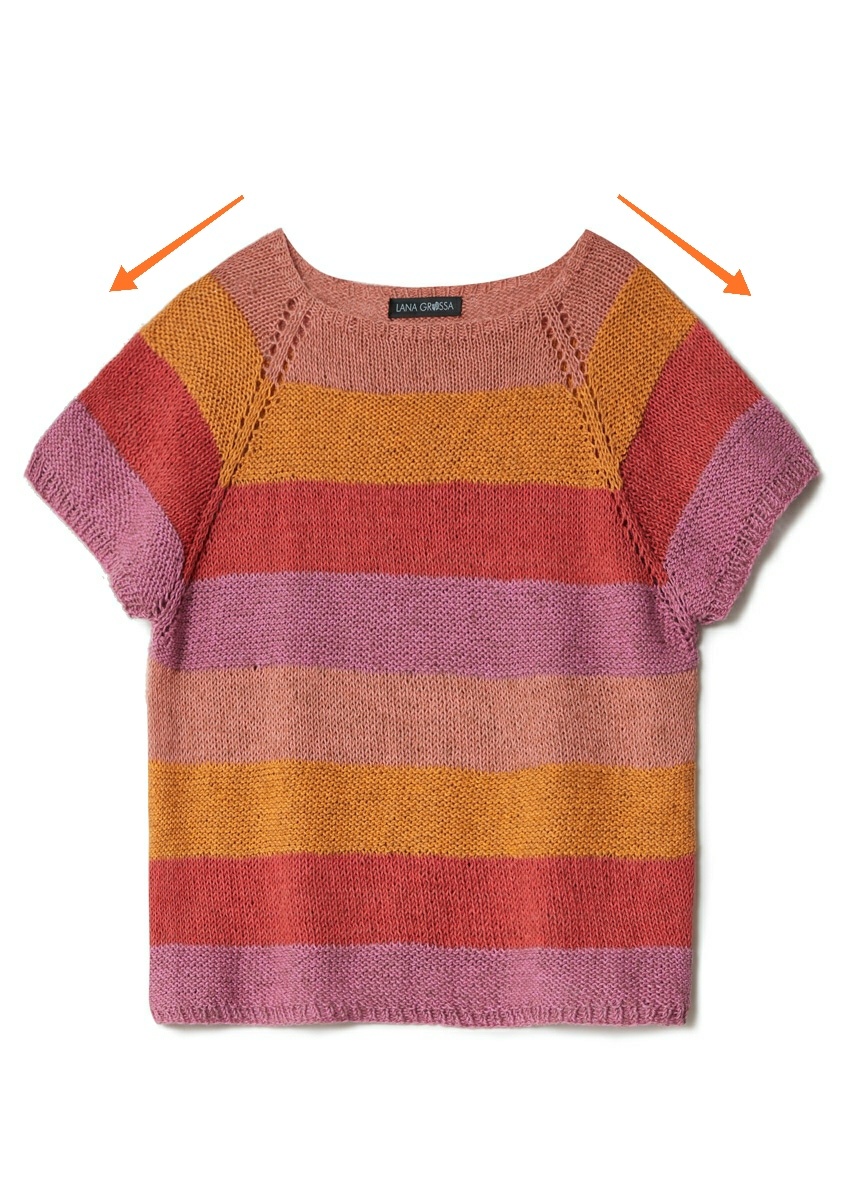 Линия плеча - одно целое с рукавом