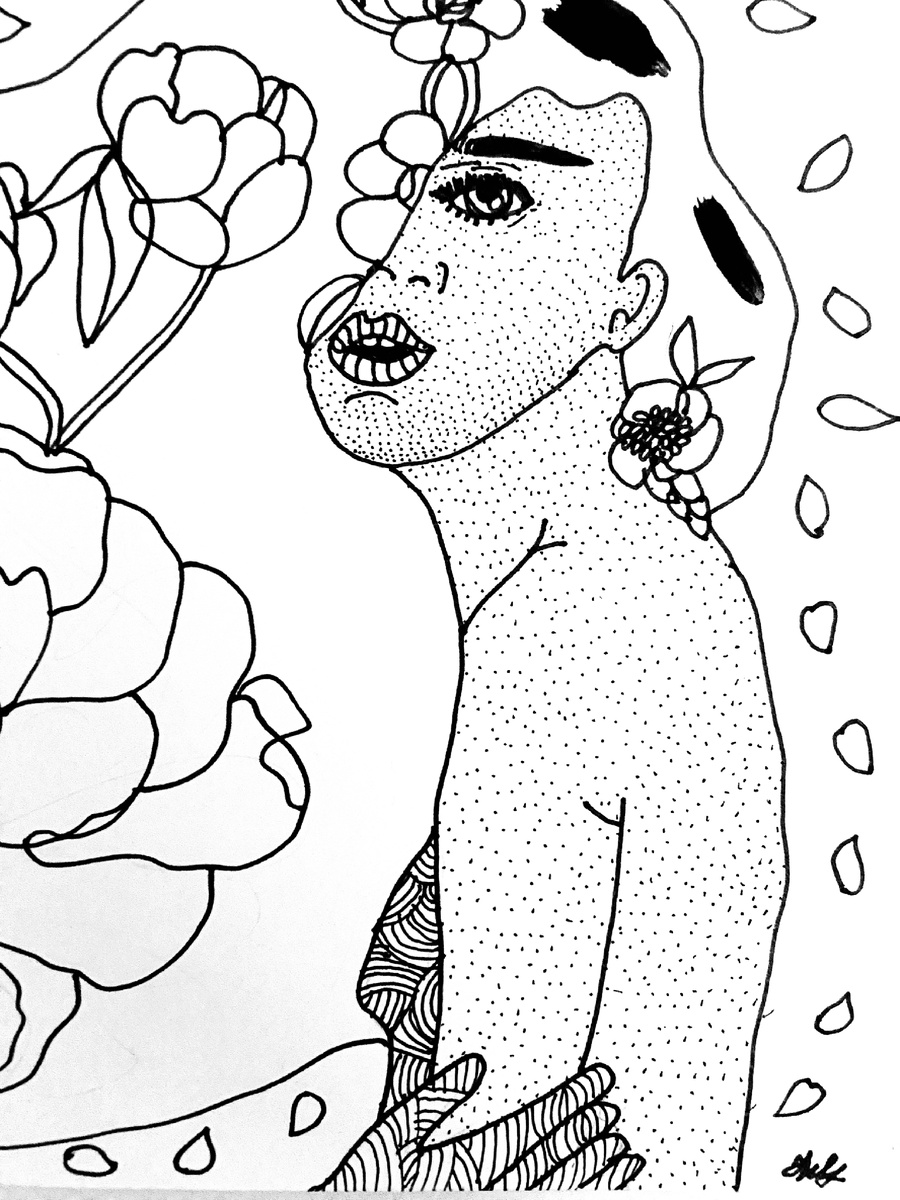 Работа из скетчбука INSIDE of Me Dark woods vol 9 (1) — 3 марта 2025