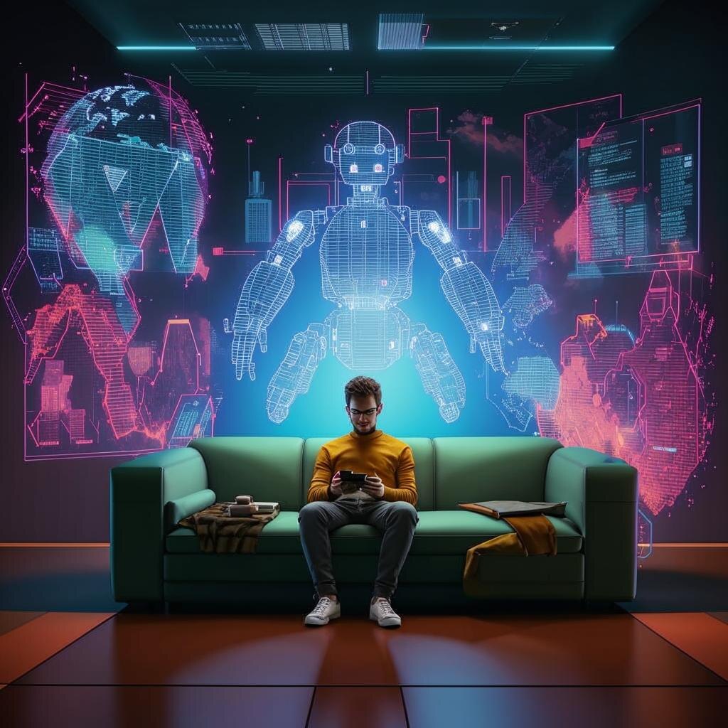 Чудеса на диване. Автор tsvet-i-svet и нейросеть