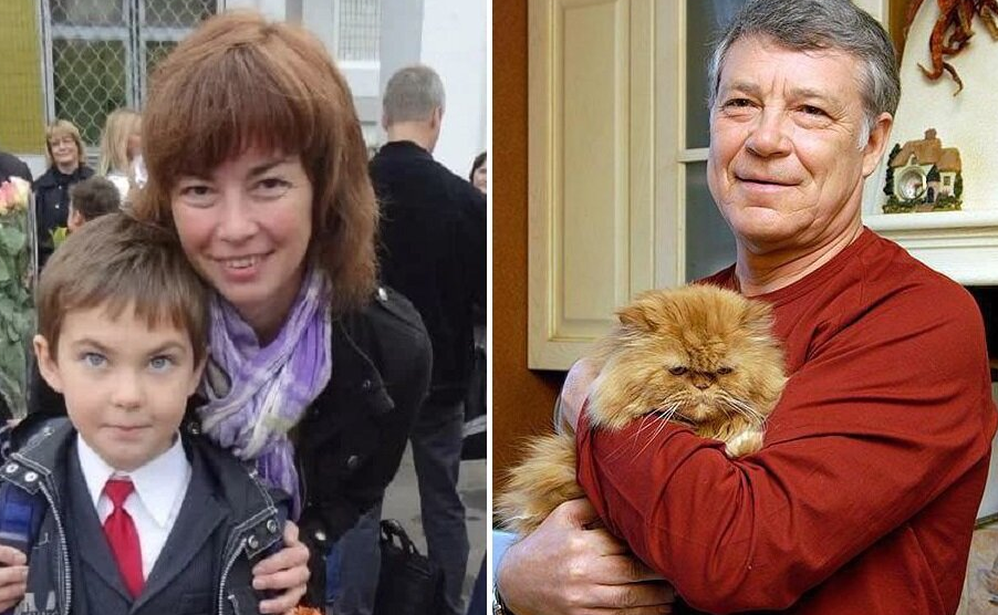 Николай Мерзликин, его дочка и внук