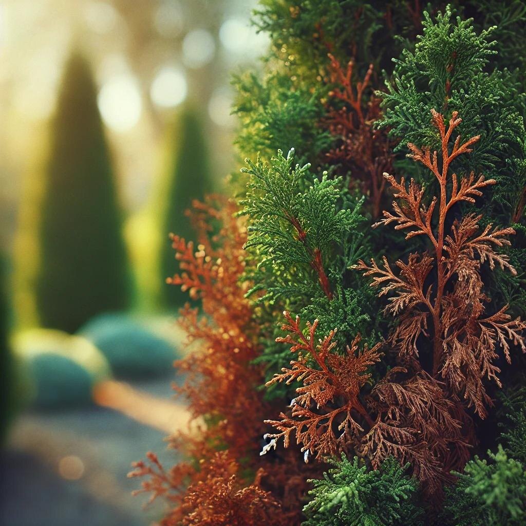 Туя весной коричневеет, сто делать?