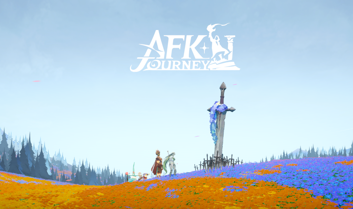 Мерлин и Валка на заставке игры AFK Journey