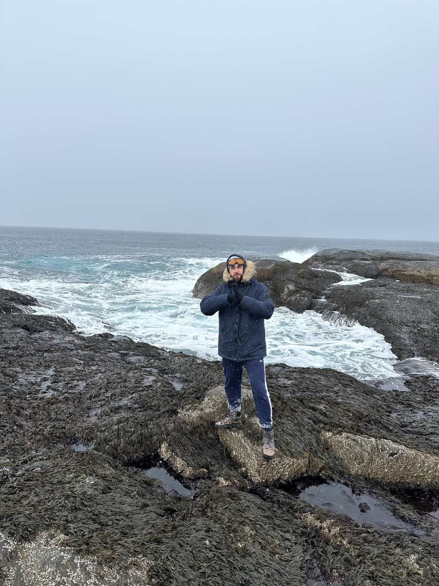 Я на русском Севере.