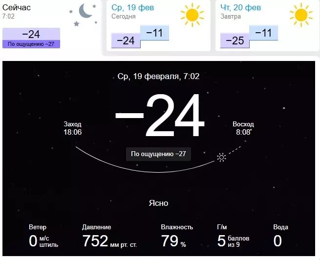     Источник: скриншот Gismeteo