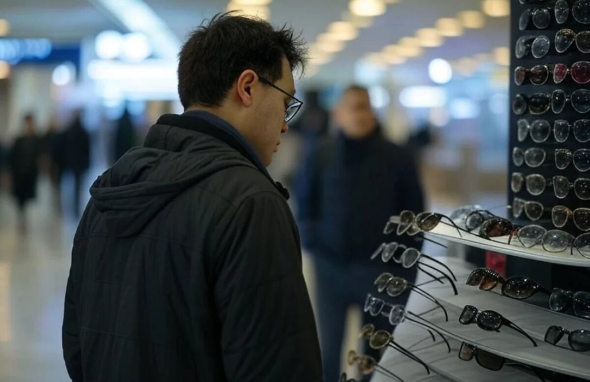    Хабаровчанин украл очки за 63 тысячи в аэропорту и улетел в Новосибирск