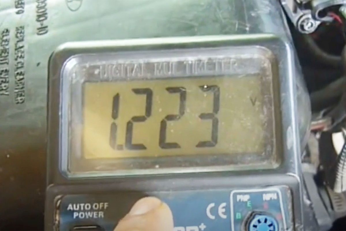 показания неисправного датчика ДМРВ