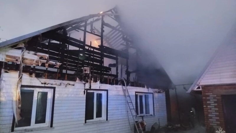     Пожар в частном доме. ГУ МЧС по Алтайскому краю