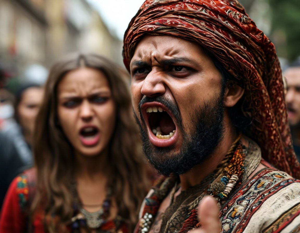 Россия: главные причины почему араб избил русскую девушку в Москве. Фото из нейросети