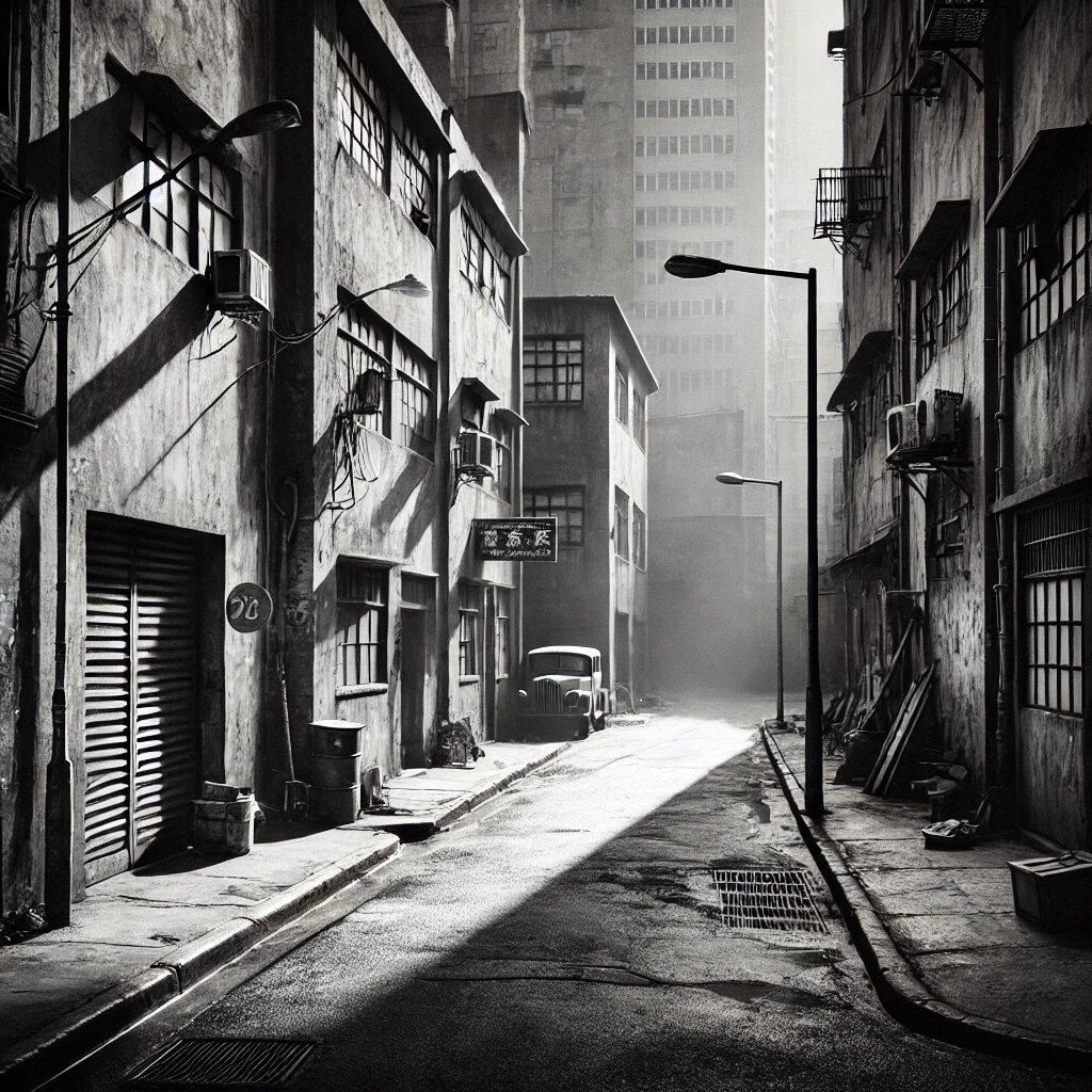 Она водила детей в самые неожиданные и ужасные места. Некоторые семьи говорили, что Вивиан с детьми ходила в трущобы, на бойни, чтобы сделать снимки. «Мы потом не могли спать по ночам», — вспоминают они. Фото сделано ИИ.