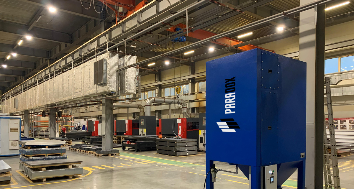 Система фильтрации PFPro в комплекте со средствами управления вентилятором и системой очистки