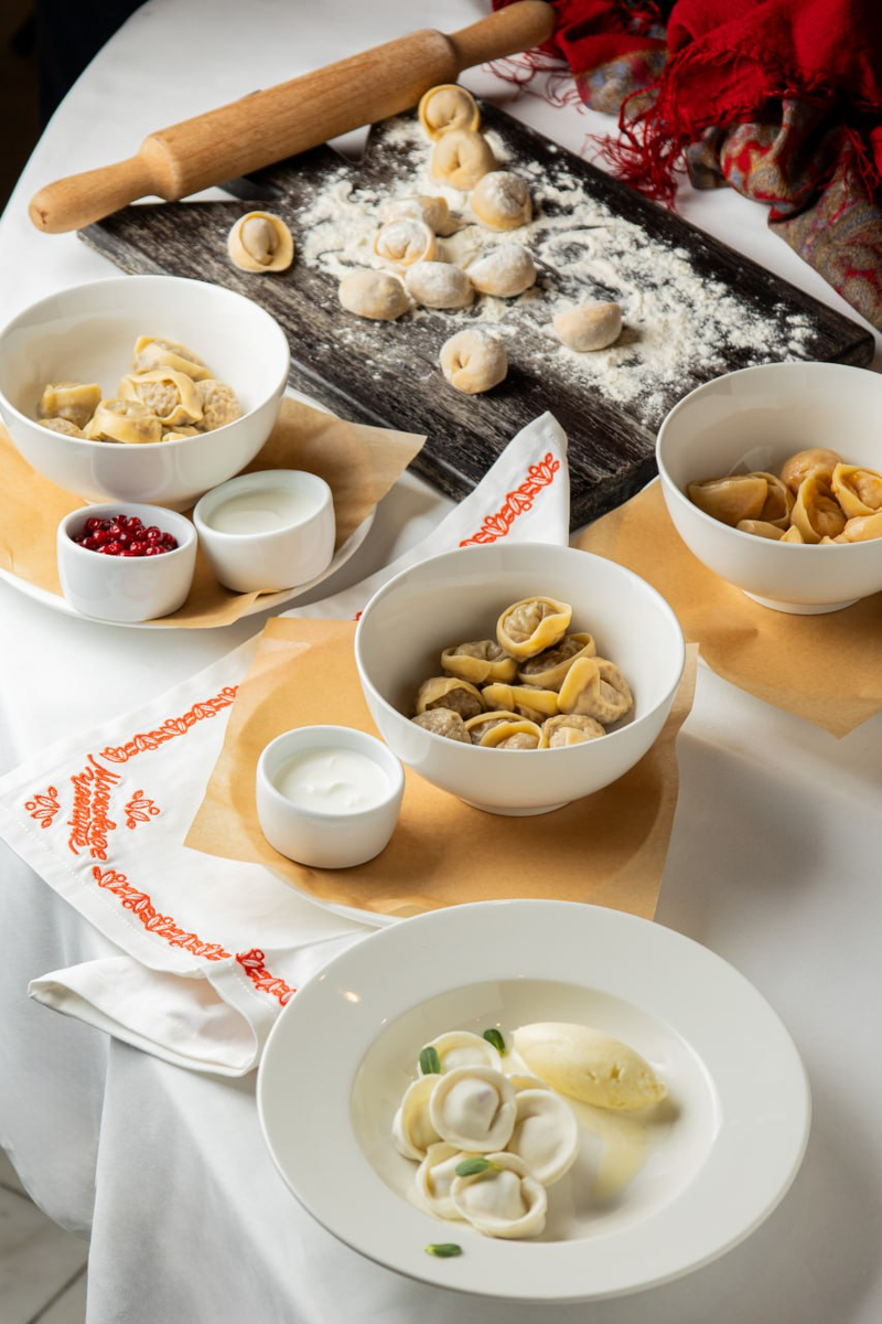 Фото: Ассорти пельменей в ресторане «Восход»