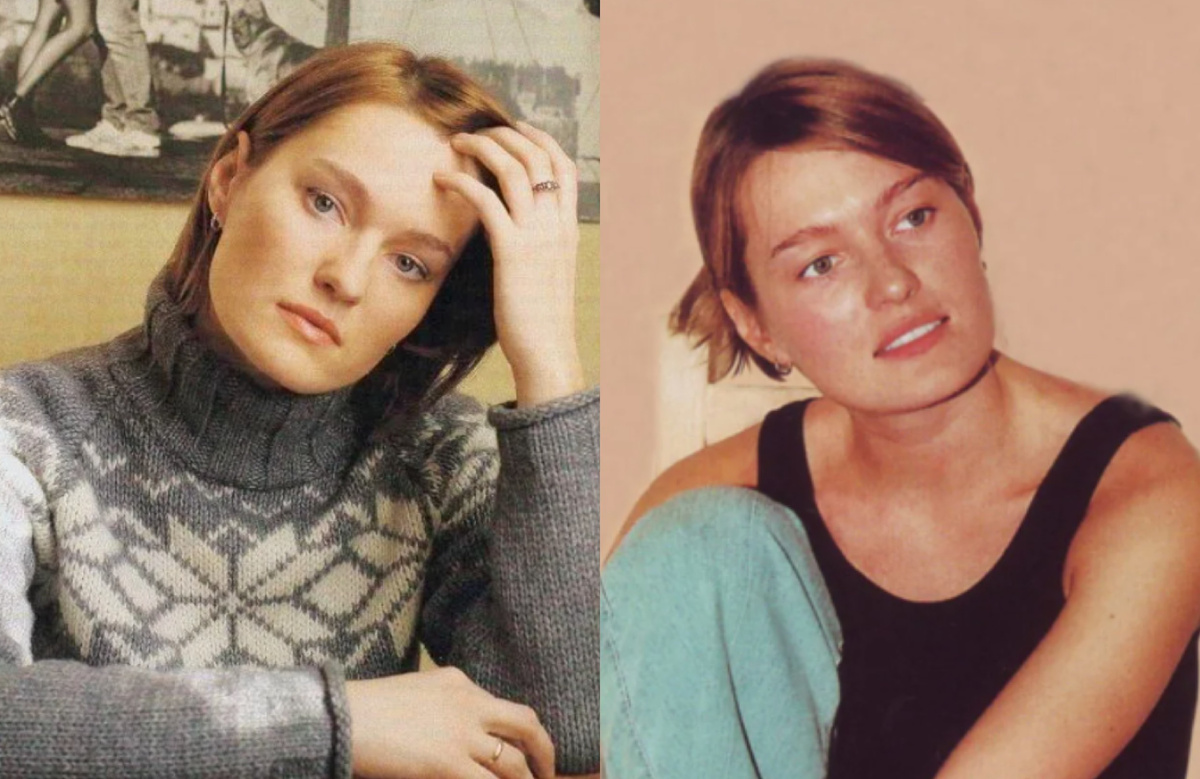 на фото Виктория Толстоганова в молодости 