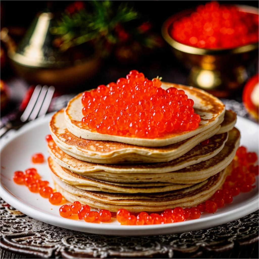 Блины с икрой