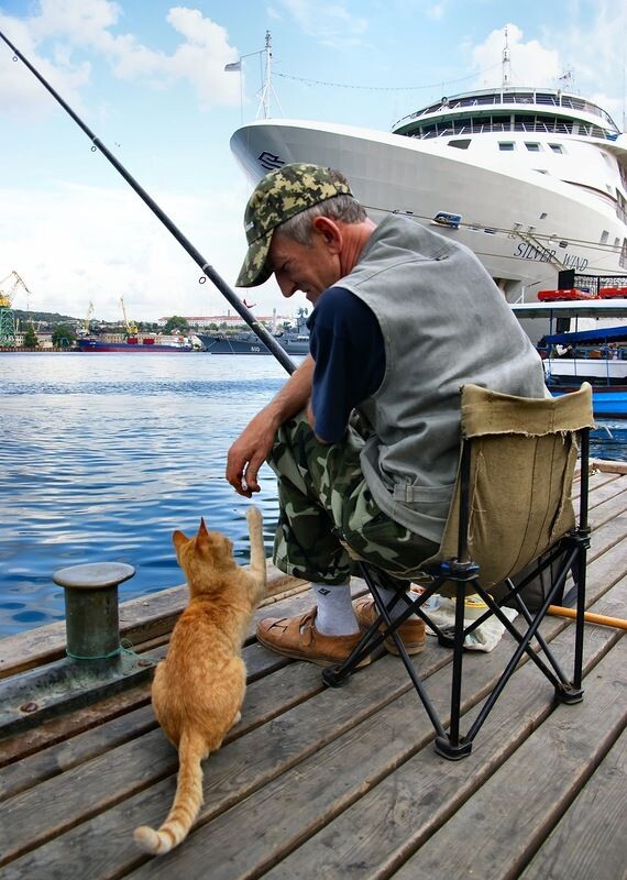 - Васильич, поздравляю! Рыбы тебе косяками! 