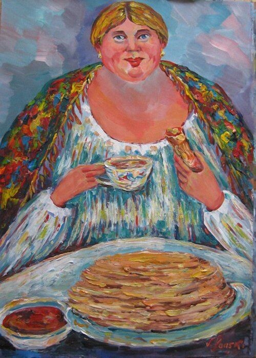 Валерий Ланский. "Масленичные блины". 2010г.