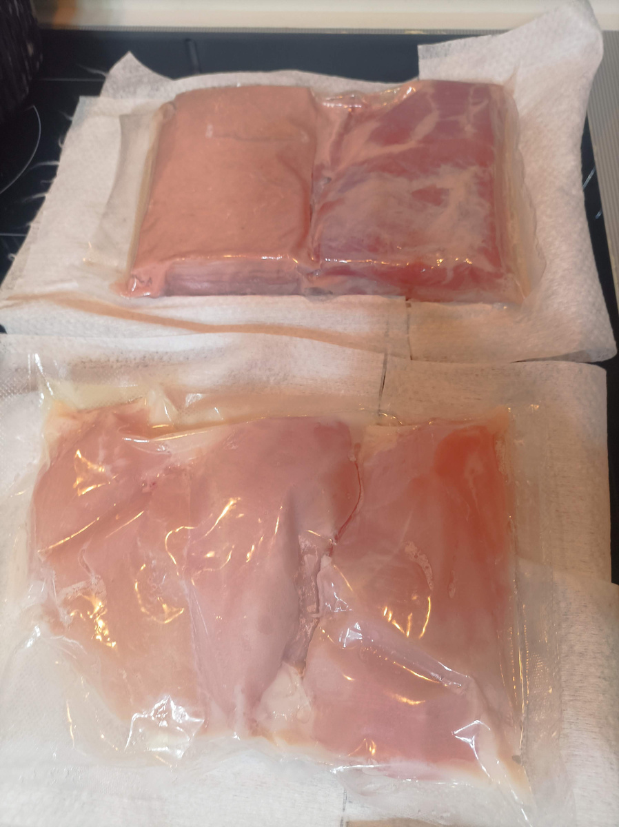 Все мясо у меня солится в вакуумных пакетах