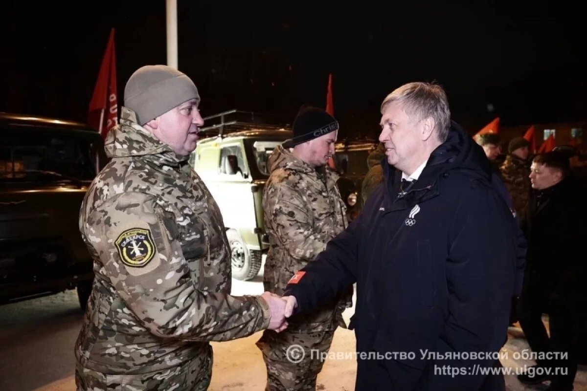    Ульяновская область отправила в зону СВО 35 автомобилей УАЗ