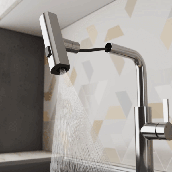 вытяжная лейка с различными функциями потока воды