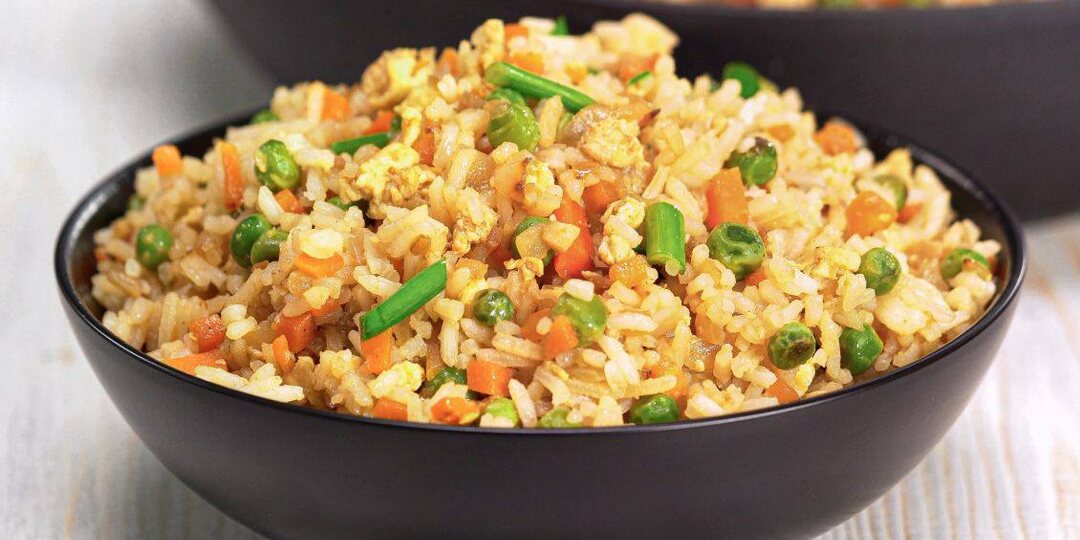 Рис с овощами по-китайски