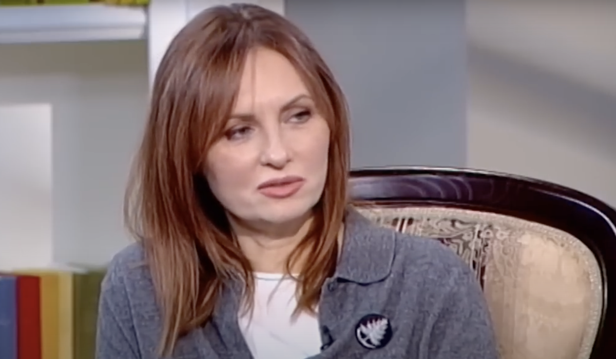    Елена Ксенофонтова. Фото: Youtube / @centralnoetelevidenie