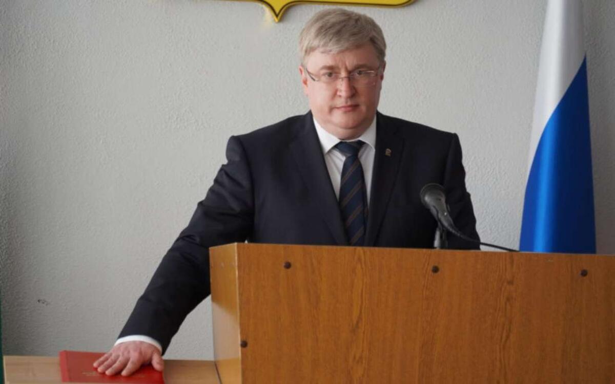   Андрей Миськов вступил в должность главы Новооскольского округа Белгородской области Фото: администрация Новооскольского округа