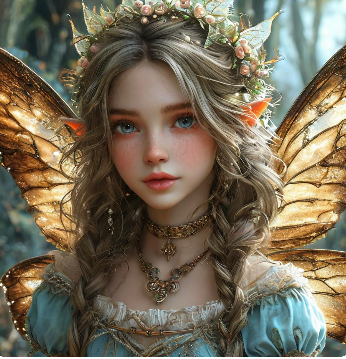 Вот такую Фею сделала нейросетью