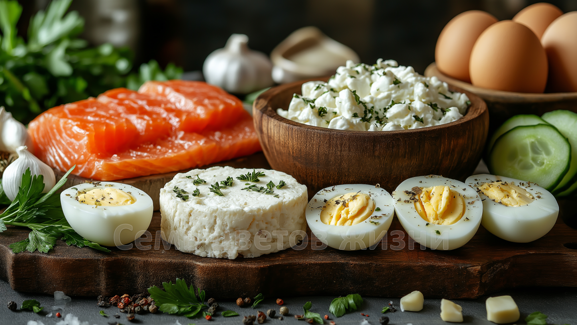 Ингредиенты для сырных шариков: тертый сыр, яйца, чеснок, майонез и крабовые палочки.