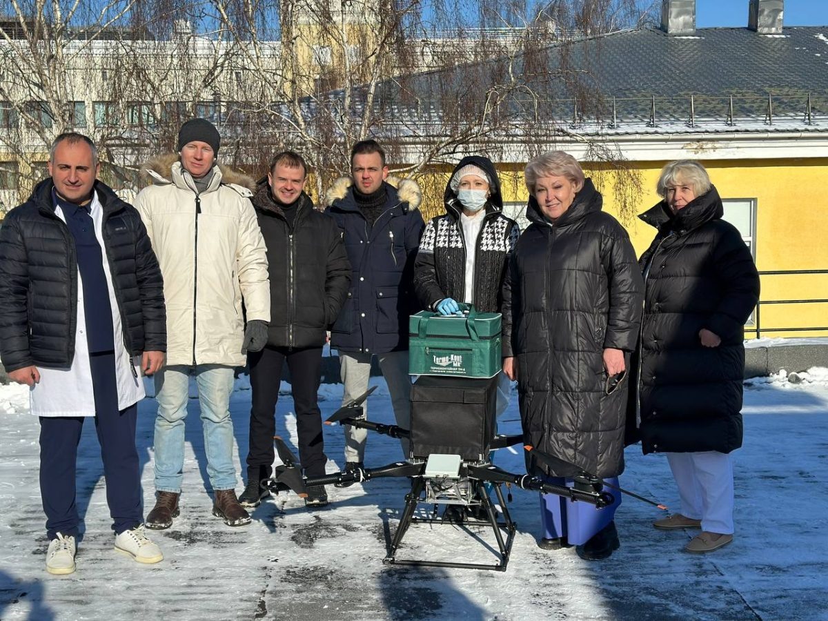   Перевозку биоматериалов между медучреждениями с помощью беспилотника впервые успешно выполнили в Нижегородской области